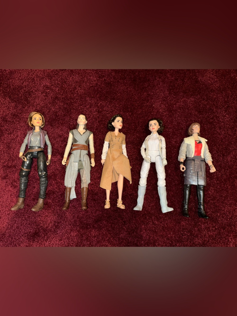 Star Wars Forces of Destiny Princess Leia, Re Dolls Lot 5 Action Figures